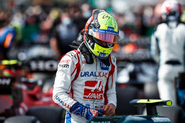 SCHUMACHER Mick (ger), Haas F1 Team VF-21 Ferrari, portrait during the Formula 1 Heineken Grande PrŽmio de Portugal 2021 from April 30 to May 2, 2021 on the Algarve International Circuit, in Portimao, Portugal FORMULE 1 : Grand Prix du Portugal - Course - Portimao - 02 05 2021 DPPI Panoramic  00121006__B2_7607