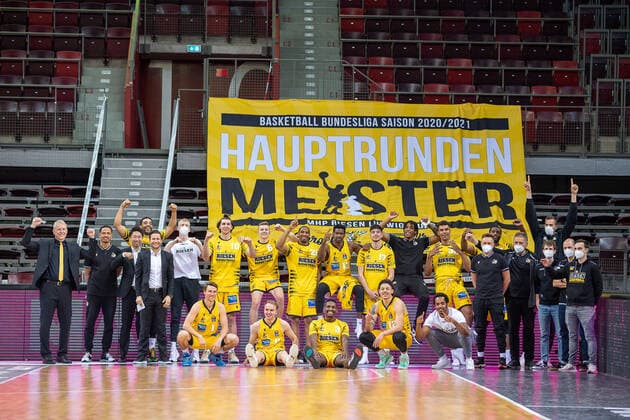 Basketball, BBL, MHP Riesen Ludwigsburg are champions of the main round