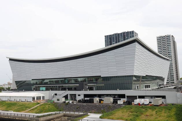 General view of Ariake Arena, MAY 1, 2021 - Volleyball : International Volleyball Games -Tokyo Challenge 2021- at Ariake Arena, Tokyo, Japan. Noxthirdxpartyxsales  (159398557)