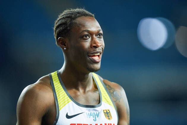Silesia World Relays 2021; Chorzow Poland, 01-02.05.2021 Owen Ansah (GER) *** Silesia World Relays 2021 Chorzow Poland, 01 02 05 2021 Owen Ansah GER Copyright: xBEAUTIFULxSPORTS Internationalx