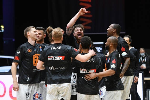 , Niners Chemnitz vs Ratiopharm Ulm, 02 05 2021, easycredit Basketball Bundesliga, GER, Season 2020 21 Niners Chemnitz vs Ratiopharm Ulm, 02 05 2021, easycredit Basketball Bundesliga, GER, Season 2020 21 Chemnitz Copyright: xBertxHarzer xEibner-xPressefotox