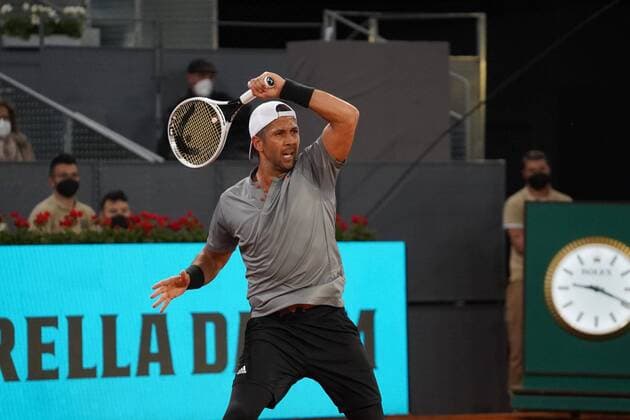 Christian Garin CHI vs Fernando Verdasco SPA Durning Match WTA 1000 Mutua Madrid Open 2021, Madrid May 3, 2021 Cordon Press  xx xx