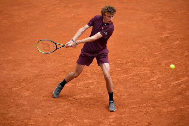 Ugo Humbert TENNIS : Mutua Madrid Open - 03 05 2021 AntoineCouvercelle Panoramic 