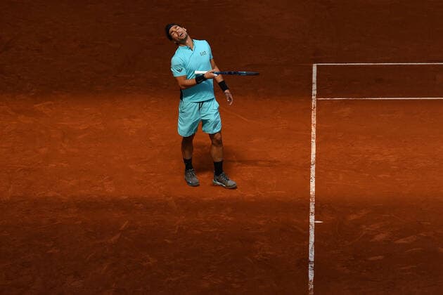 Fabio Fognini TENNIS : Mutua Madrid Open - 03 05 2021 AntoineCouvercelle Panoramic 