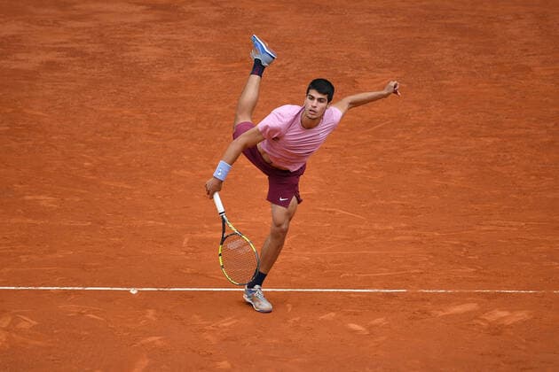 Carlos Alcaraz TENNIS : Mutua Madrid Open - 03 05 2021 AntoineCouvercelle Panoramic 