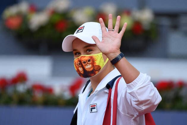 Ashleigh Barty TENNIS : Mutua Madrid Open - 03 05 2021 AntoineCouvercelle Panoramic 