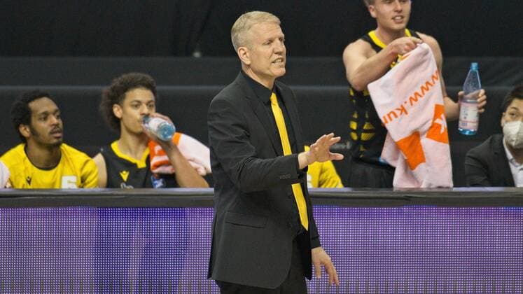 John Patrick Ludwigsburg, 04 05 2021, BBL, Alba Berlin vs MHP RIESEN Ludwigsburg, at Mercedes Benz Arena, GER, Berlin, 04 05 2021, BBL, Alba vs MHP RIESEN Ludwigsburg Berlin Copyright: xUwexKoch Eibner-Pressefotox EP_UKH