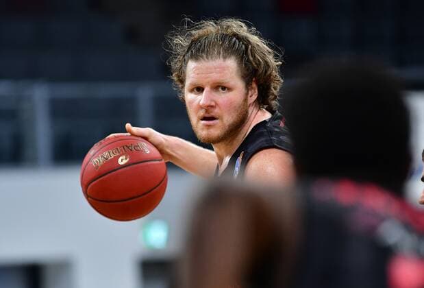 BAMBERG 04 05 2021 Basketball easycredit 1 Basketball Bundesliga 33 Matchday Brose Bamberg vs Giessen 46ers John Bryant 54, Giessen 46ers photo Hans Martin Issler isslerimages Brose Bamberg vs Giessen 46ers