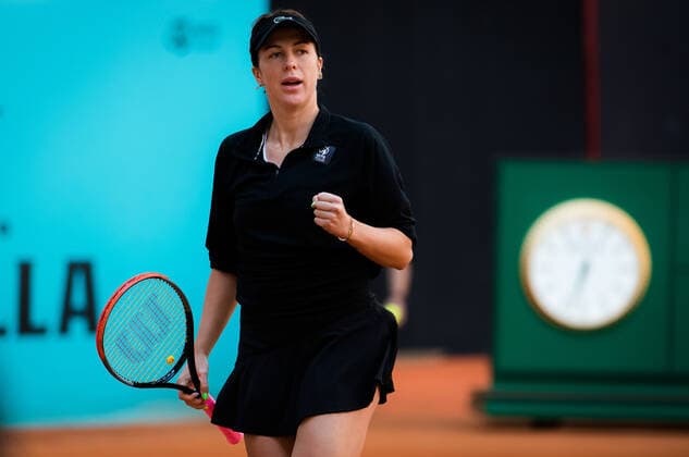 May 4, 2021, MADRID, MADRID, SPAIN: Anastasia Pavlyuchenkova of Russia in action during the third round at the 2021 Mutua Madrid Open WTA, Tennis Damen 1000 tournament againts Jennifer Brady of the United States MADRID SPAIN - ZUMAa181 20210504_zaa_a181_230 Copyright: xRobxPrangex