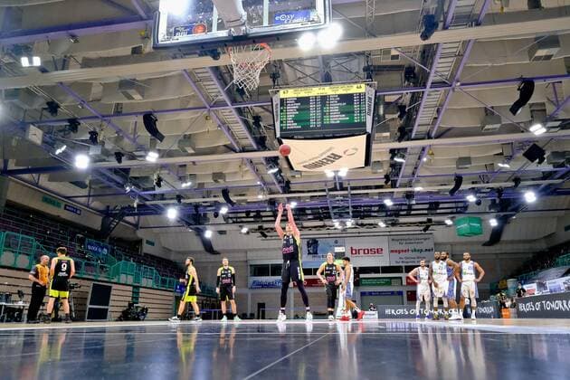 11 Andreas Seiferth medi medi bayreut vs Fraport Skyliners, Basketball, Bundesliga, easycredit BBL, 33 Spieltag, Spielzeit 2020 2021, 04 05 2021, medi bayreut vs Fraport Skyliners, Basketball, Bundesliga, easycredit BBL, 33 Spieltag, Spielzeit 2020 2021, 04 05 2021 Bayreuth Copyright: xEibner-Pressefoto ThorstenxOchsx EP_TOS