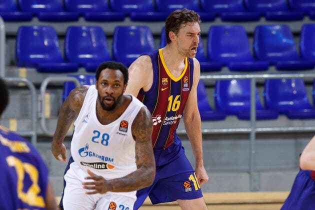 May 4, 2021, Barcelona, Spain: Pau Gasol of FC Barcelona, Barca during the Turkish Airlines EuroLeague match between FC Barcelona and Zenit San Petersbourg at Palau Blaugrana in Barcelona, Spain. Barcelona Spain - ZUMAd159 20210504_zia_d159_047 Copyright: xDavidxRamirezx