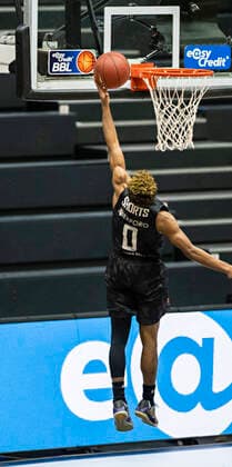 TJ Shorts Towers 04 05 21, Hamburg Towers vs BG Göttingen, Hamburg Wilhelmsburg, edel optics Arena, easyCredit BBL, Basketball Bundesliga, 2020 2021 season, 33 matchday Â