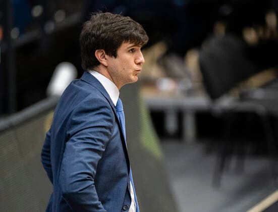 Head Coach Pedro Calles Towers 04 05 21, Hamburg Towers vs BG Göttingen, Hamburg Wilhelmsburg, edel optics Arena, easyCredit BBL, Basketball Bundesliga, season 2020 2021, 33 matchday Â