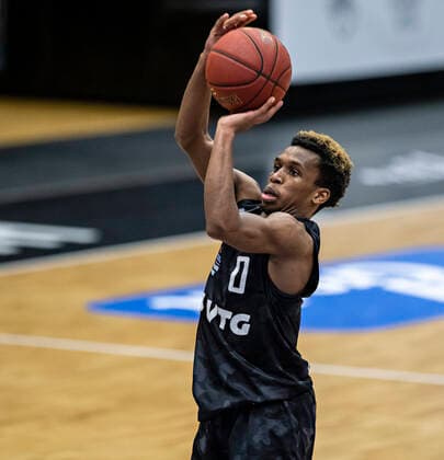 TJ Shorts Towers 04 05 21, Hamburg Towers vs BG Göttingen, Hamburg Wilhelmsburg, edel optics Arena, easyCredit BBL, Basketball Bundesliga, 2020 2021 season, 33 matchday Â
