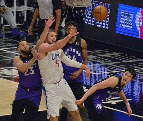 Basketball, NBA, Toronto Raptors - Los Angeles Clippers