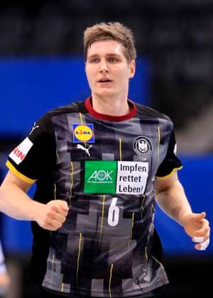LEMKE Finn Team Germany DHB EM Qualification Germany Estonia in Stuttgart on 02 05 2021 in the Porsche Arena in Stuttgart