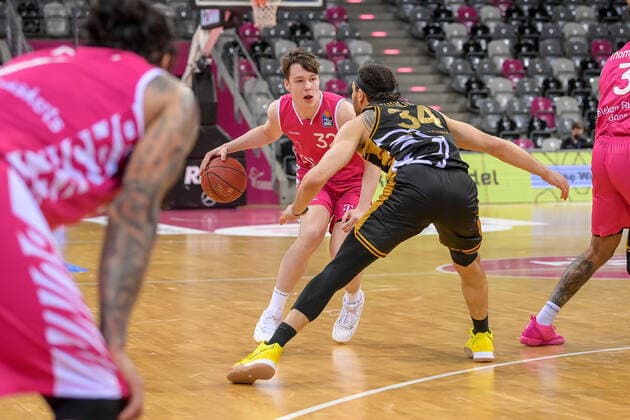 easyCredit BBL, Telekom Baskets Bonn vs Basketball Loewen Braunschweig, 05 05 2021 Simonas Lukosius Telekom Baskets Bonn 32 , easyCredit BBL, Telekom Baskets Bonn vs Basketball Loewen Braunschweig on 05 05 2021 at Telekom Dome Bonn, Bonn Nordrhein Westfalen Copyright: xBEAUTIFULxSPORTS Mueller-Laschetx