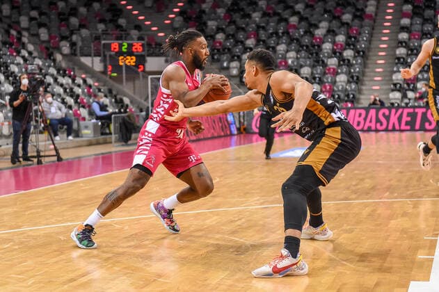 easyCredit BBL, Telekom Baskets Bonn vs Basketball Loewen Braunschweig, 05 05 2021 Xavier Pollard Telekom Baskets Bonn 2 , easyCredit BBL, Telekom Baskets Bonn vs Basketball Loewen Braunschweig on 05 05 2021 at Telekom Dome Bonn, Bonn Nordrhein Westfalen Copyright: xBEAUTIFULxSPORTS Mueller-Laschetx