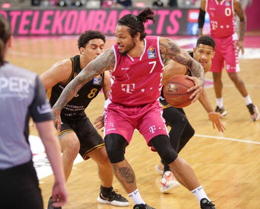 Chris Babb Telekom Baskets Bonn vs Basketball Löwen Braunschweig easyCredit BBL 1 Bundesliga , Season 2020 2021 , Matchday 33