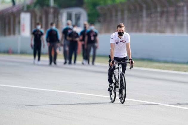 May 6, 2021, Montmelo, Spain: MICK SCHUMACHER of Germany and Haas F1 Team is seen during preparations of the 2021 FIA Formula 1 Spanish Grand Prix at Circuit de Barcelona-Catalunya in Montmelo, Spain. Montmelo Spain - ZUMAg147 20210506_zap_g147_002 Copyright: xJamesxGasperottix