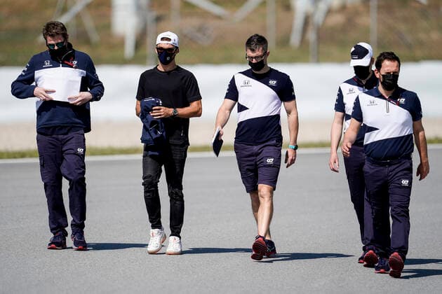May 6, 2021, Montmelo, Spain: PIERRE GASLY of France and Scuderia AlphaTauri is seen during preparations of the 2021 FIA Formula 1 Spanish Grand Prix at Circuit de Barcelona-Catalunya in Montmelo, Spain. Montmelo Spain - ZUMAg147 20210506_zap_g147_013 Copyright: xJamesxGasperottix