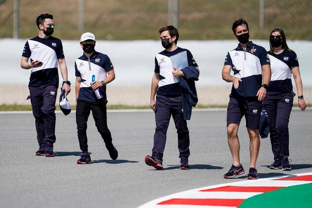 May 6, 2021, Montmelo, Spain: YUKI TSUNODA of Japan and Scuderia AlphaTauri is seen during preparations of the 2021 FIA Formula 1 Spanish Grand Prix at Circuit de Barcelona-Catalunya in Montmelo, Spain. Montmelo Spain - ZUMAg147 20210506_zap_g147_016 Copyright: xJamesxGasperottix