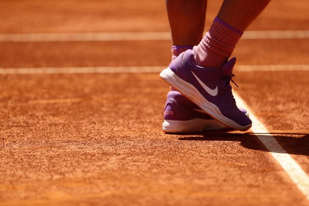 May 6, 2021, MADRID, MADRID, SPAIN: Rafael Nadal of Spain in action during his Men s Singles match, round of 16, against Alexei Popyrin of Australia on the ATP, Tennis Herren Masters 1000 - Mutua Madrid Open 2021 at La Caja Magica on May 6, 2021 in Madrid, Spain. MADRID SPAIN - ZUMAa181 20210506_zaa_a181_106 Copyright: xOscarxJ.xBarrosox
