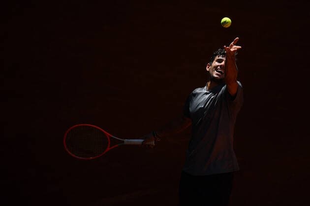 Sport Bilder des Tages Sport Bilder des Tages Cristian Garin (Chi) TENNIS : Mutua Madrid Open - 06 05 2021 AntoineCouvercelle Panoramic 