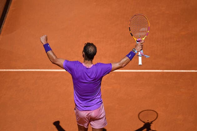 Rafael Nadal (Esp) TENNIS : Mutua Madrid Open - 06 05 2021 AntoineCouvercelle Panoramic 