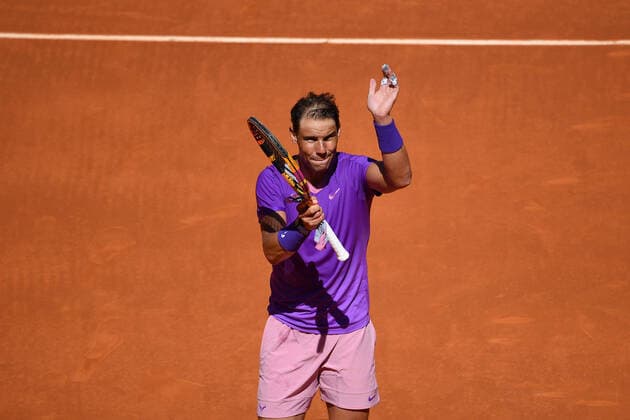 Rafael Nadal (Esp) TENNIS : Mutua Madrid Open - 06 05 2021 AntoineCouvercelle Panoramic 