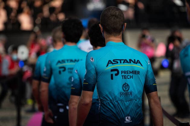 104th Giro d Italia 2021, Turin, May 6 2021, Team Presentation. Team Astana Premier Tech Copyright: xGabrielexFacciottix