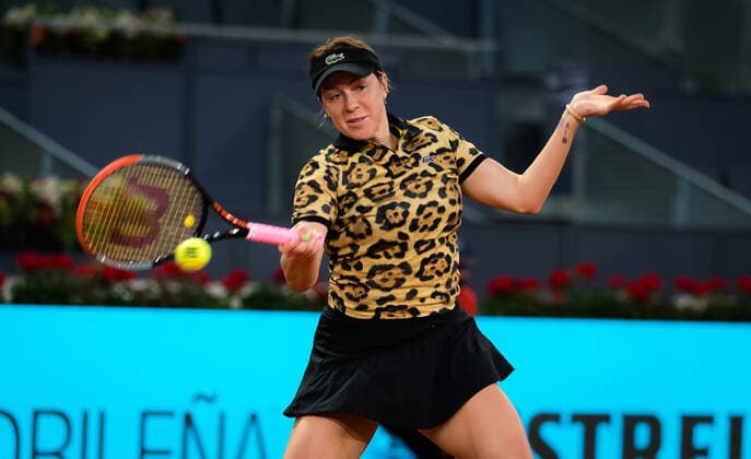 May 6, 2021, MADRID, MADRID, SPAIN: Anastasia Pavlyuchenkova of Russia in action during the semi-final of the 2021 Mutua Madrid Open WTA, Tennis Damen 1000 tournament against Aryna Sabalenka of Belarus MADRID SPAIN - ZUMAa181 20210506_zaa_a181_152 Copyright: xRobxPrangex