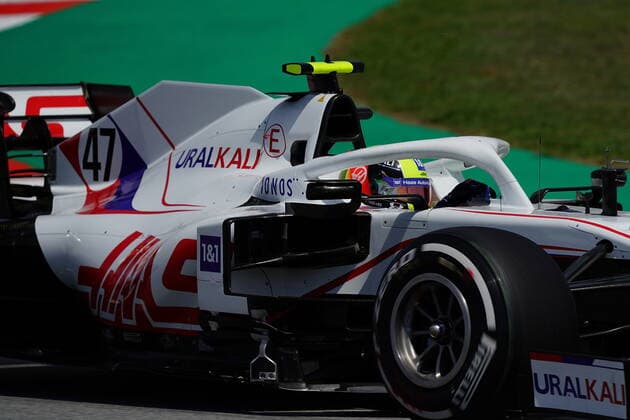 F1 Aramco Grand Prix of Spain 2021 07 05 2021, Circuit de Catalunya, Barcelona, F1 Aramco Grand Prix of Spain 2021 , in picture Mick Schumacher DEU 47 , Haas F1 Team nordphotoxGmbHx xBratic nph00250