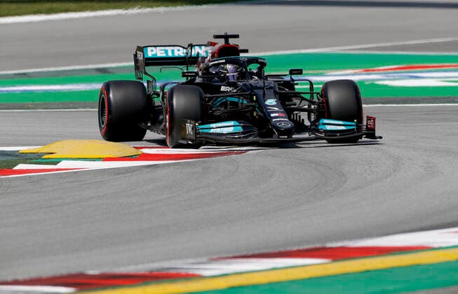 44 Lewis Hamilton GBR, Mercedes AMG Petronas F1 Team , F1 Grand Prix of Spain at Circuit de Barcelona Catalunya on May 7, 2021 in Barcelona, Spain Photo by HOCH ZWEI Barcelona Spain