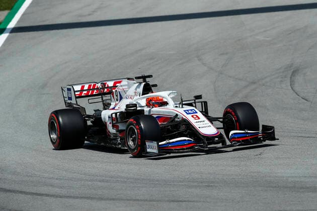 09 MAZEPIN Nikita (rus), Haas F1 Team VF-21 Ferrari, action during the Formula 1 Aramco Gran Premio De Espana 2021 from May 07 to 10, 2021 on the Circuit de Barcelona-Catalunya, in Montmelo, near Barcelona, Spain FORMULE 1 : Grand prix d Espagne - Barcelone - Essais - 07 05 2021 DPPI Panoramic 