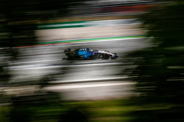 45 NISSANY Roy (il), Williams Racing F1 FW43B, action during the Formula 1 Aramco Gran Premio De Espana 2021 from May 07 to 10, 2021 on the Circuit de Barcelona-Catalunya, in Montmelo, near Barcelona, Spain FORMULE 1 : Grand prix d Espagne - Barcelone - Essais - 07 05 2021 DPPI Panoramic 