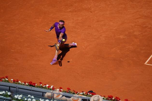 Rafael Nadal SPA VS Alexander Zverev GER Durning Match Master 1000 Mutua Madrid Open 2021, Madrid May 7, 2021 Cordon Press  xx xx