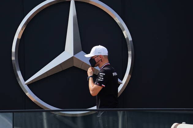 F1 Aramco Grand Prix of Spain 2021 07 05 2021, Circuit de Catalunya, Barcelona, F1 Aramco Grand Prix of Spain 2021 , in the picture Valtteri Bottas FIN 77 , Mercedes AMG Petronas Formula One Team nordphotoxGmbHx xBratic nph00250