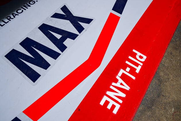 F1 Grand Prix of Spain Garage markings for 33 Max Verstappen (NED, Red Bull Racing), F1 Grand Prix of Spain at Circuit de Barcelona-Catalunya on May 7, 2021 in Barcelona, Spain. (Photo by Mark Thompson Getty Images FIA Pool via HOCH ZWEI) Barcelona Circuit de Barcelona-Catalunya Spain Poolfoto HOCH ZWEI Pool Getty Images ,EDITORIAL USE ONLY