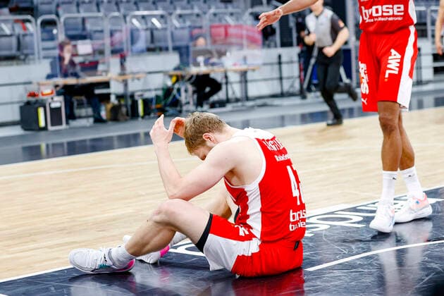 Christian Sengfelder Brose Bamberg, 43 Brose Bamberg BG Göttingen Goettingen easyCredit BBL Basketball Bundesliga Basketball Season 2020 21 30 Matchday, 07 05 2021 Bamberg, Brose Arena Copyright: DanielxLöb