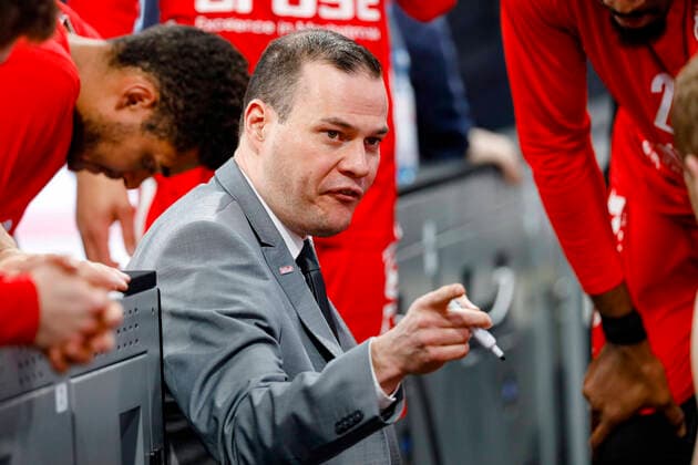 Headcoach Johan Roijakkers Brose Bamberg Brose Bamberg BG Göttingen Goettingen easyCredit BBL Basketball Bundesliga Basketball Season 2020 21 30 Matchday, 07 05 2021 Bamberg, Brose Arena Copyright: DanielxLöb