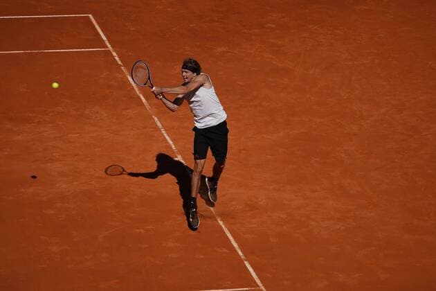 Rafael Nadal SPA VS Alexander Zverev GER Durning Match Master 1000 Mutua Madrid Open 2021, Madrid May 7, 2021 Cordon Press Cordon Press  xx xx