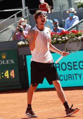 2021 Madrid Open Alexander Zverev , Germany