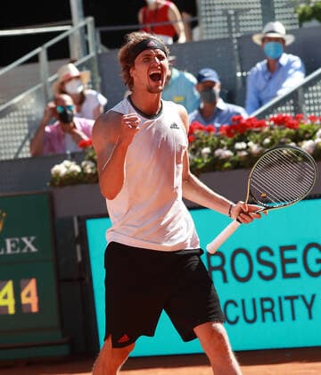 2021 Madrid Open Alexander Zverev , Germany