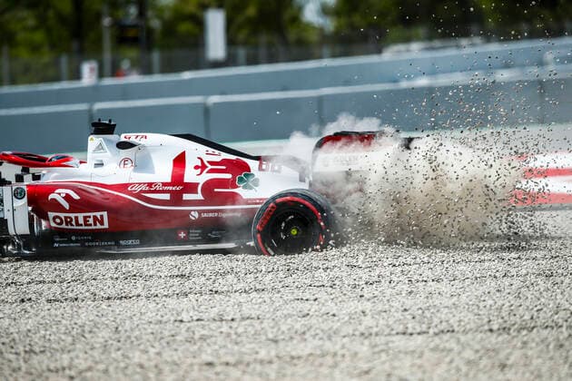 88 KUBICA Robert (pol), Alfa Romeo Racing ORLEN C41, action during the Formula 1 Aramco Gran Premio De Espana 2021 from May 07 to 10, 2021 on the Circuit de Barcelona-Catalunya, in Montmelo, near Barcelona, Spain FORMULE 1 : Grand prix d Espagne - Barcelone - Preparations - 07 05 2021 DPPI Panoramic  00121006__B2_0605