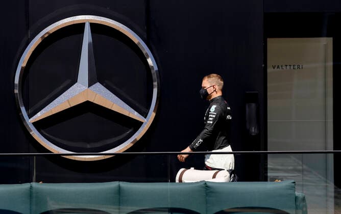 77 Valtteri Bottas FIN, Mercedes AMG Petronas F1 Team , F1 Grand Prix of Spain at Circuit de Barcelona Catalunya on May 8, 2021 in Barcelona, Spain Photo by HOCH ZWEI Barcelona Spain