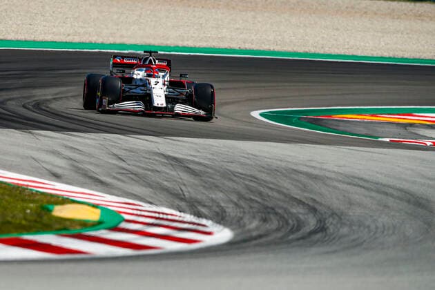 07 RAIKKONEN Kimi (fin), Alfa Romeo Racing ORLEN C41, action during the Formula 1 Aramco Gran Premio De Espana 2021 from May 07 to 10, 2021 on the Circuit de Barcelona-Catalunya, in Montmelo, near Barcelona, Spain FORMULE 1 : Grand prix d Espagne - Barcelone - 08 05 2021 DPPI Panoramic  _B2_1624