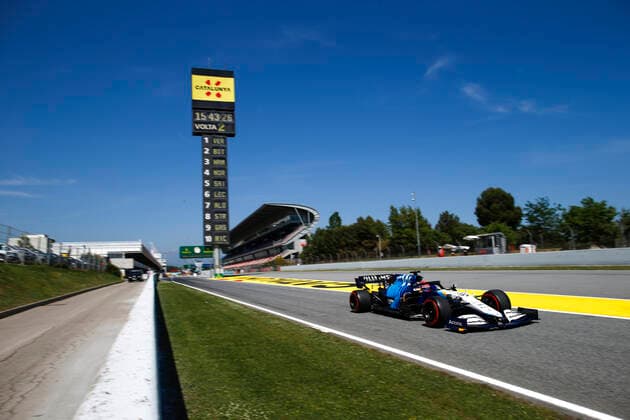 63 George Russell GBR, Williams Racing , F1 Grand Prix of Spain at Circuit de Barcelona Catalunya on May 8, 2021 in Barcelona, Spain Photo by HOCH ZWEI Barcelona Spain