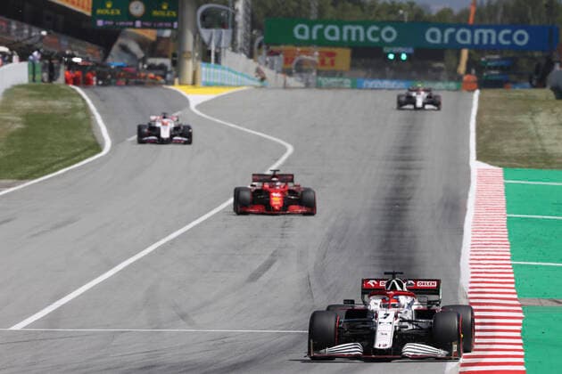 7 Kimi Raikkonen FIN, Alfa Romeo Racing ORLEN , F1 Grand Prix of Spain at Circuit de Barcelona Catalunya on May 8, 2021 in Barcelona, Spain Photo by HOCH ZWEI Barcelona Spain