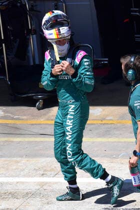 VETTEL Sebastian Aston Martin F1 Team FIA Formula 1 Season 2021 in Barceloma on 08 05 2021